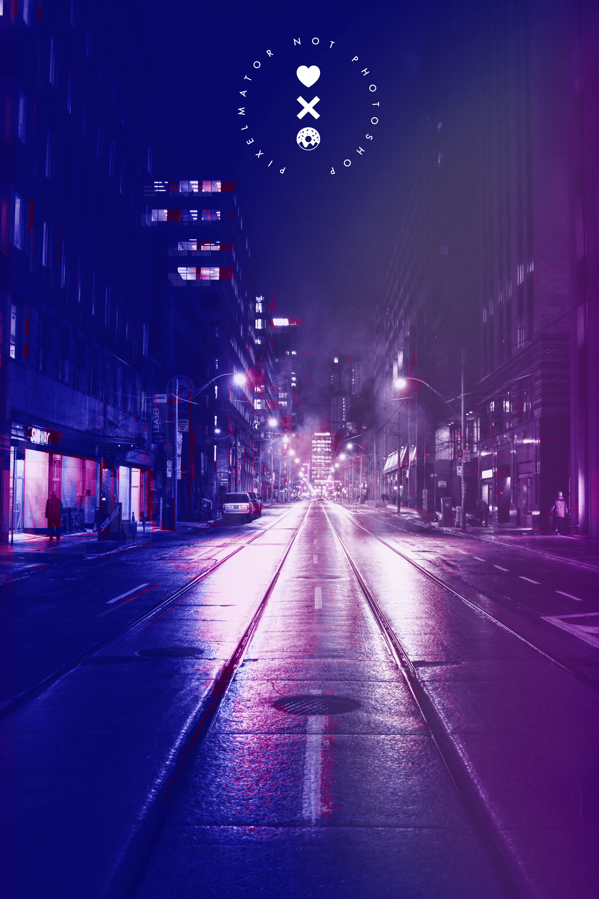 Pixelmator Pro Tutorial- How To Create Neon Cyberpunk Effect